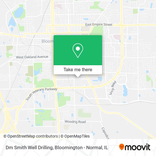 Mapa de Dm Smith Well Drilling