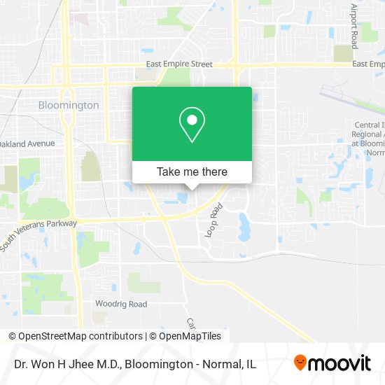 Dr. Won H Jhee M.D. map