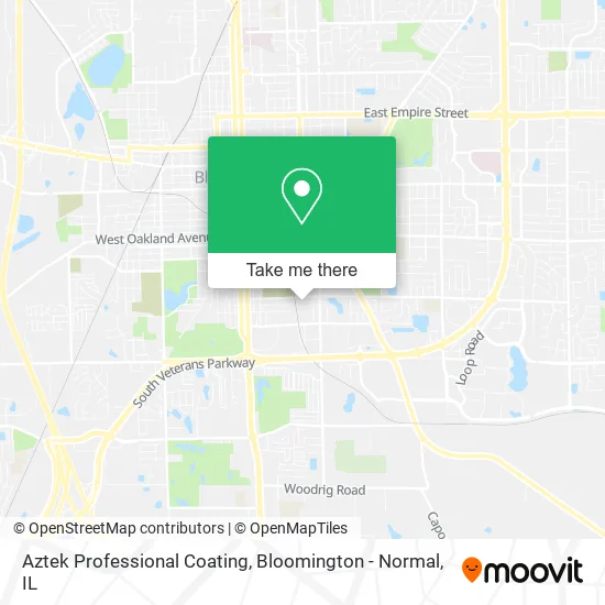 Aztek Professional Coating map