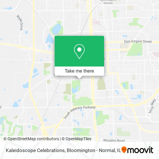 Kaleidoscope Celebrations map