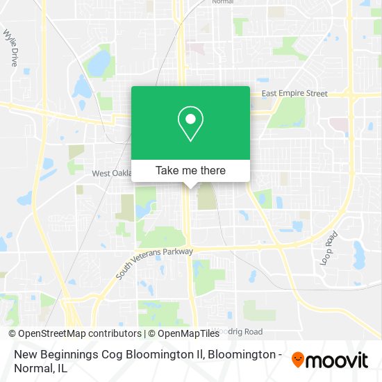 New Beginnings Cog Bloomington Il map