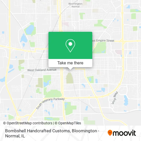 Bombshell Handcrafted Customs map