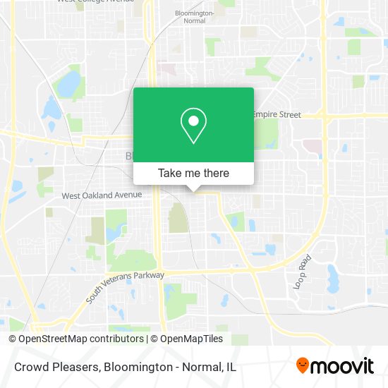 Crowd Pleasers map