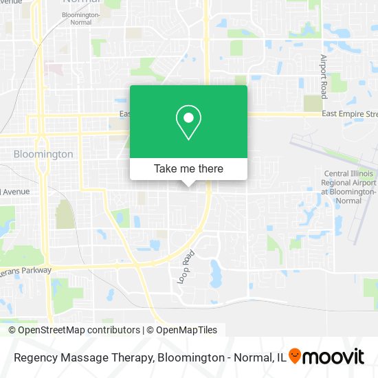 Regency Massage Therapy map