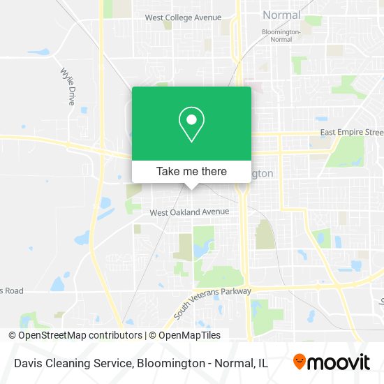 Davis Cleaning Service map