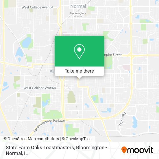 Mapa de State Farm Oaks Toastmasters
