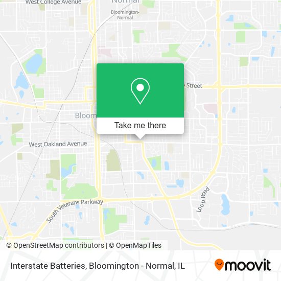 Interstate Batteries map