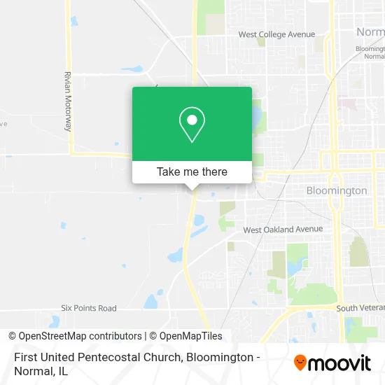 First United Pentecostal Church map