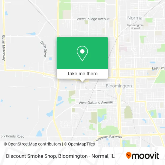 Mapa de Discount Smoke Shop