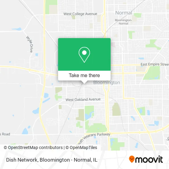 Mapa de Dish Network
