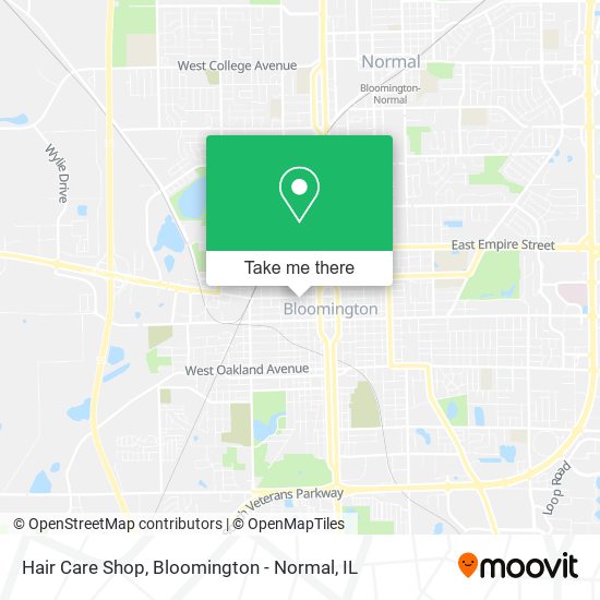 Hair Care Shop map