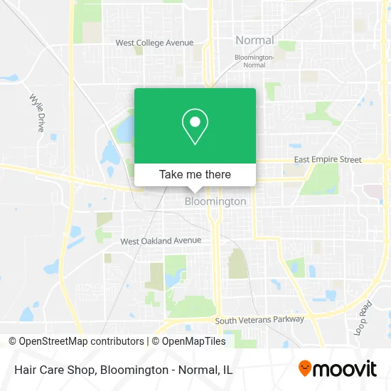 Hair Care Shop map