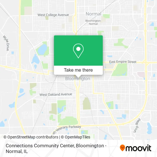 Connections Community Center map