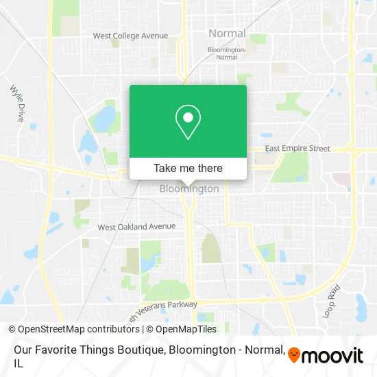 Our Favorite Things Boutique map