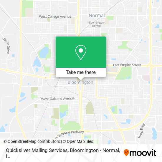 Mapa de Quicksilver Mailing Services