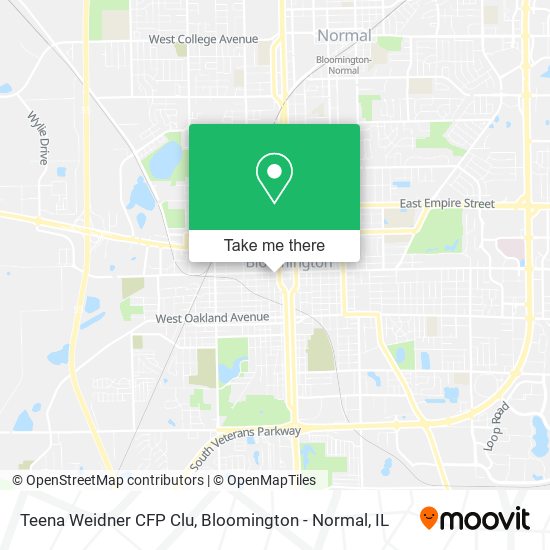 Teena Weidner CFP Clu map