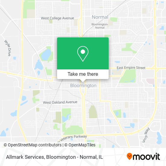 Mapa de Allmark Services