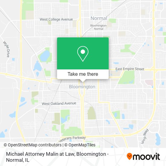 Michael Attorney Malin at Law map