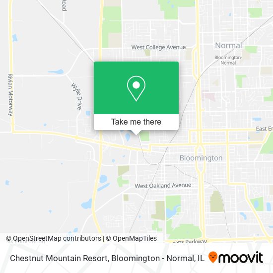 Mapa de Chestnut Mountain Resort
