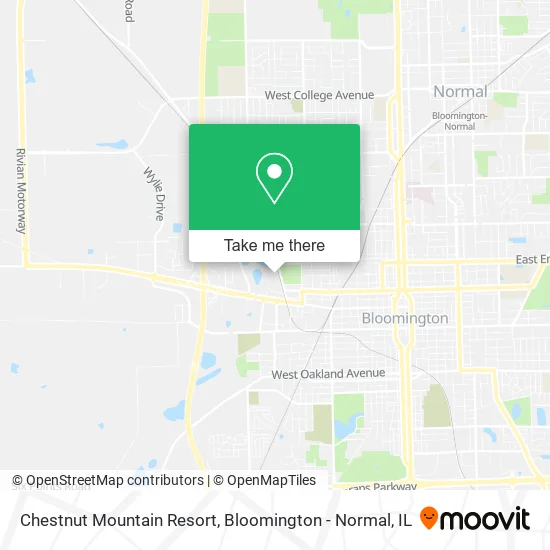 Mapa de Chestnut Mountain Resort