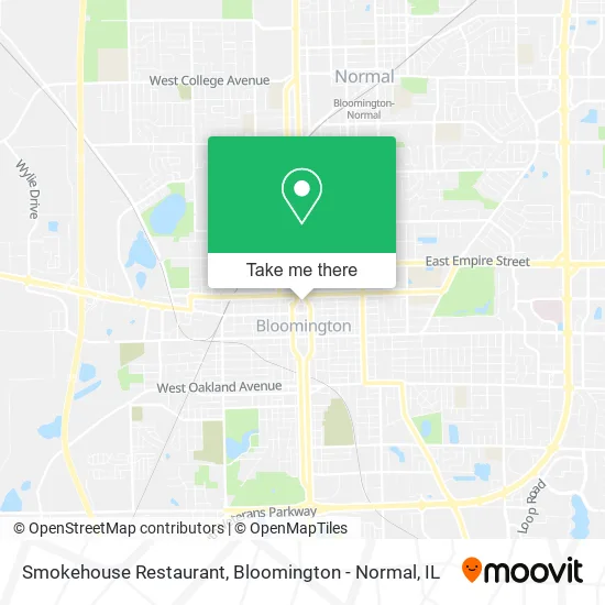 Smokehouse Restaurant map