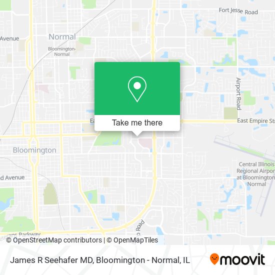 James R Seehafer MD map