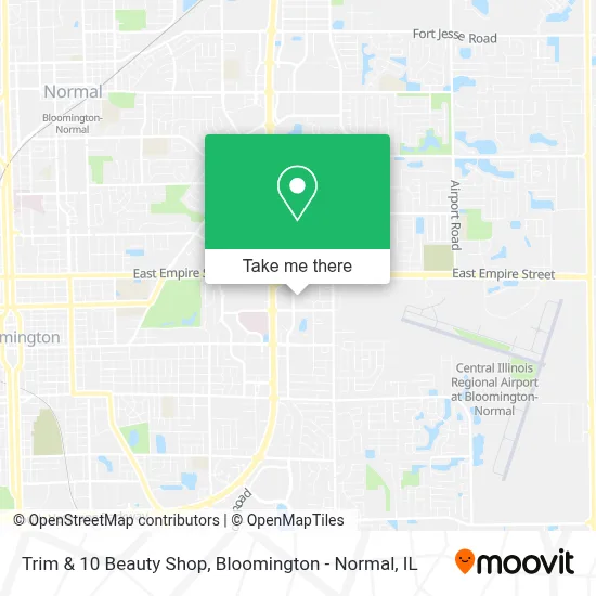 Trim & 10 Beauty Shop map