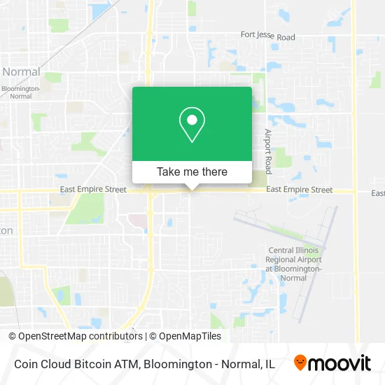 Coin Cloud Bitcoin ATM map