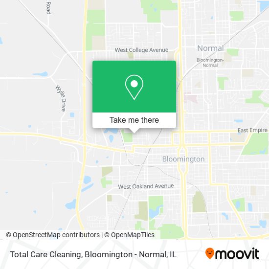 Total Care Cleaning map