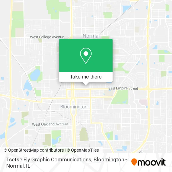 Tsetse Fly Graphic Communications map