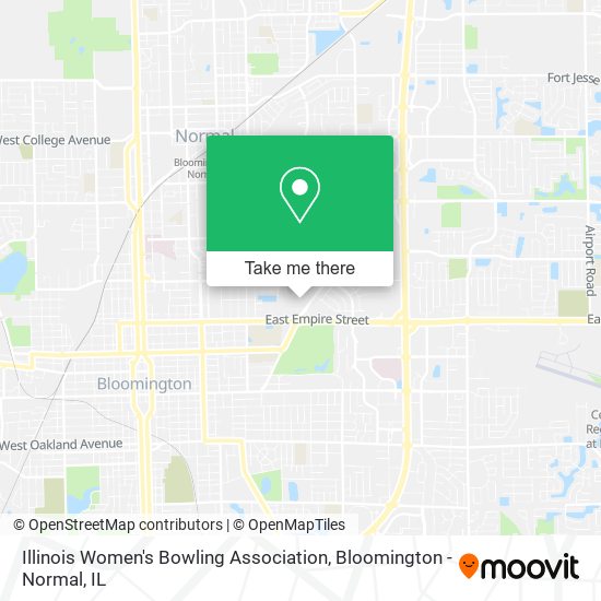 Mapa de Illinois Women's Bowling Association