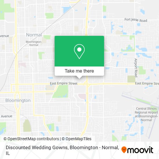 Discounted Wedding Gowns map