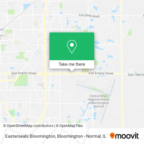 Easterseals Bloomington map
