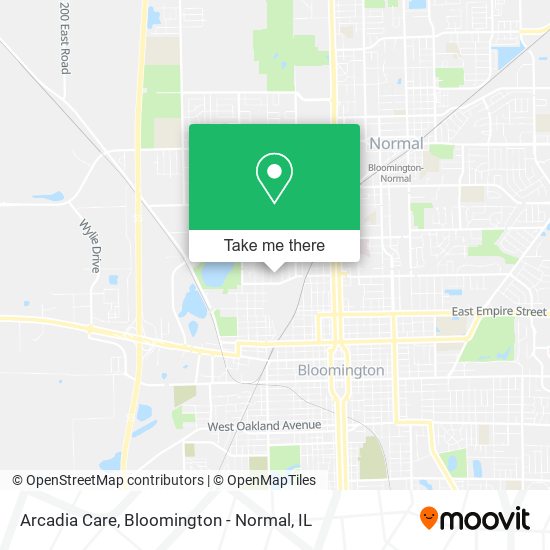 Arcadia Care map