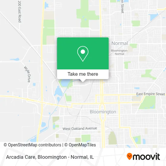 Arcadia Care map