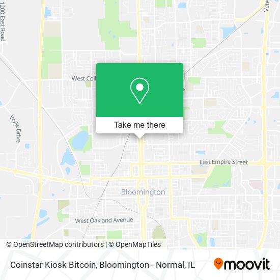 Coinstar Kiosk Bitcoin map