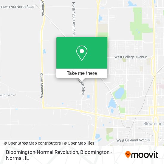 Mapa de Bloomington-Normal Revolution