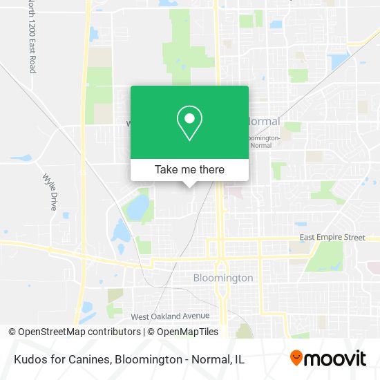 Mapa de Kudos for Canines