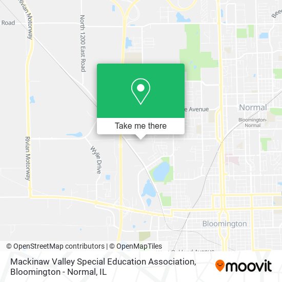 Mackinaw Valley Special Education Association map