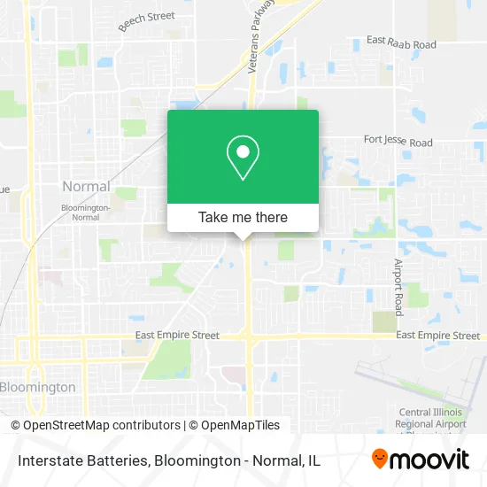 Interstate Batteries map