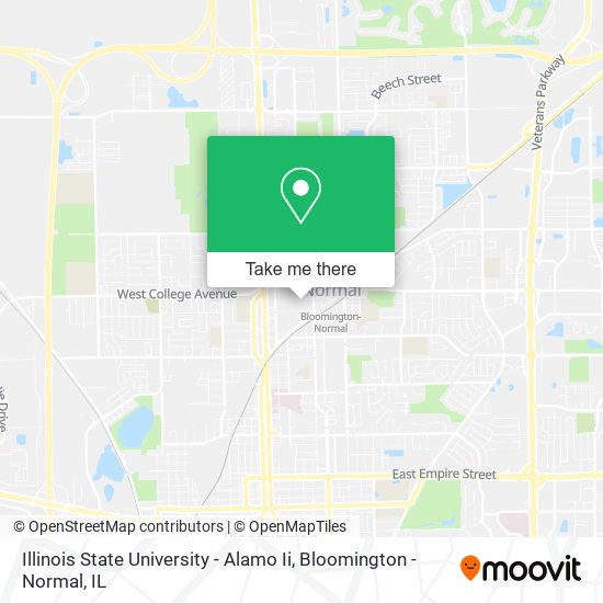 Illinois State University - Alamo Ii map
