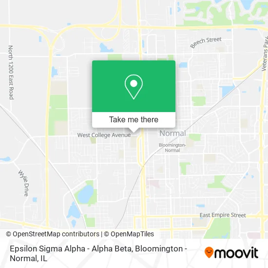 Epsilon Sigma Alpha - Alpha Beta map