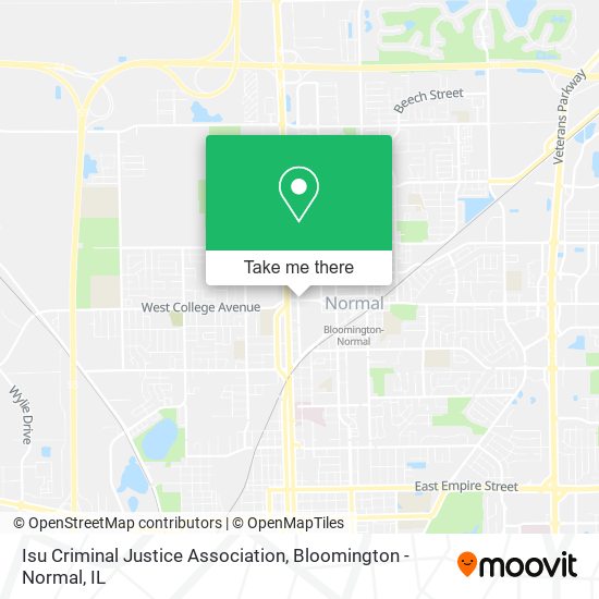 Mapa de Isu Criminal Justice Association