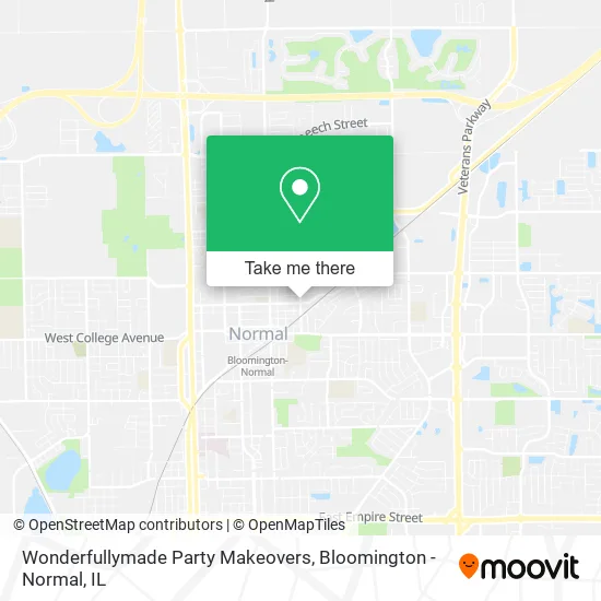 Wonderfullymade Party Makeovers map