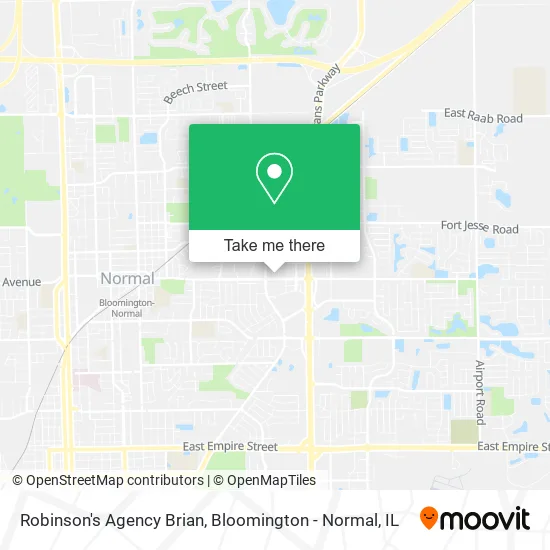 Robinson's Agency Brian map