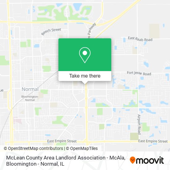 McLean County Area Landlord Association - McAla map