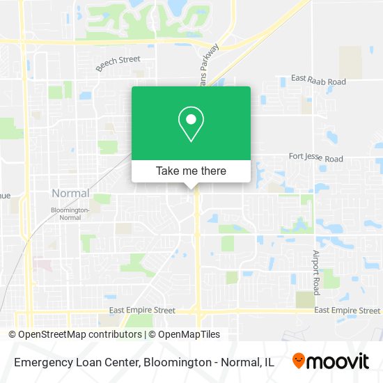 Emergency Loan Center map