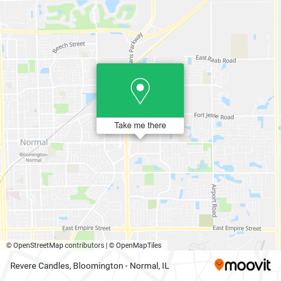 Mapa de Revere Candles