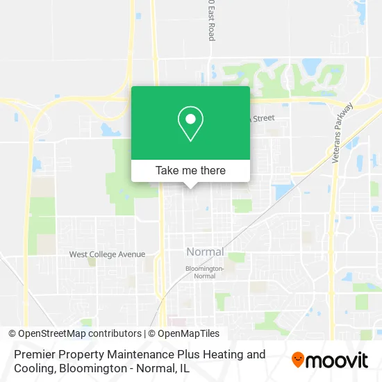 Premier Property Maintenance Plus Heating and Cooling map
