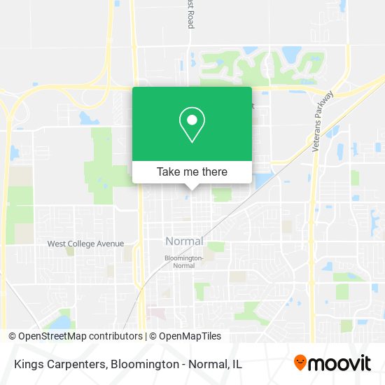 Kings Carpenters map